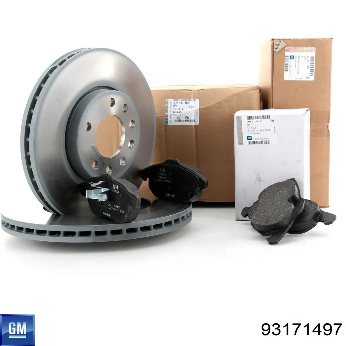 Do koszyka 93171497 General Motors Tarcza hamulcowa przednia