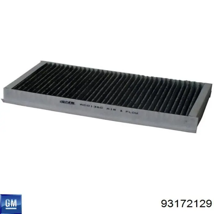 Filtr kabiny General Motors 93172129 cena, od 17,54 USD