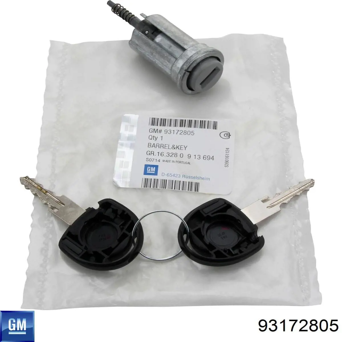 Do koszyka 93172805 General Motors Wkładka stacyjki zapłonowej