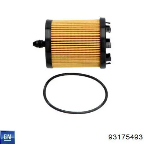 Filtr oleju General Motors 93175493 cena, od 5,56 USD