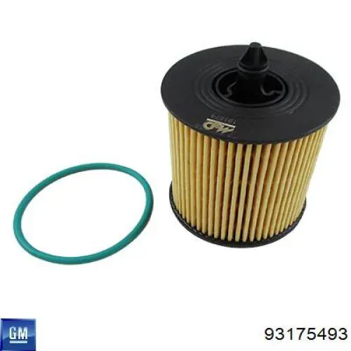 Do koszyka 93175493 General Motors Filtr oleju