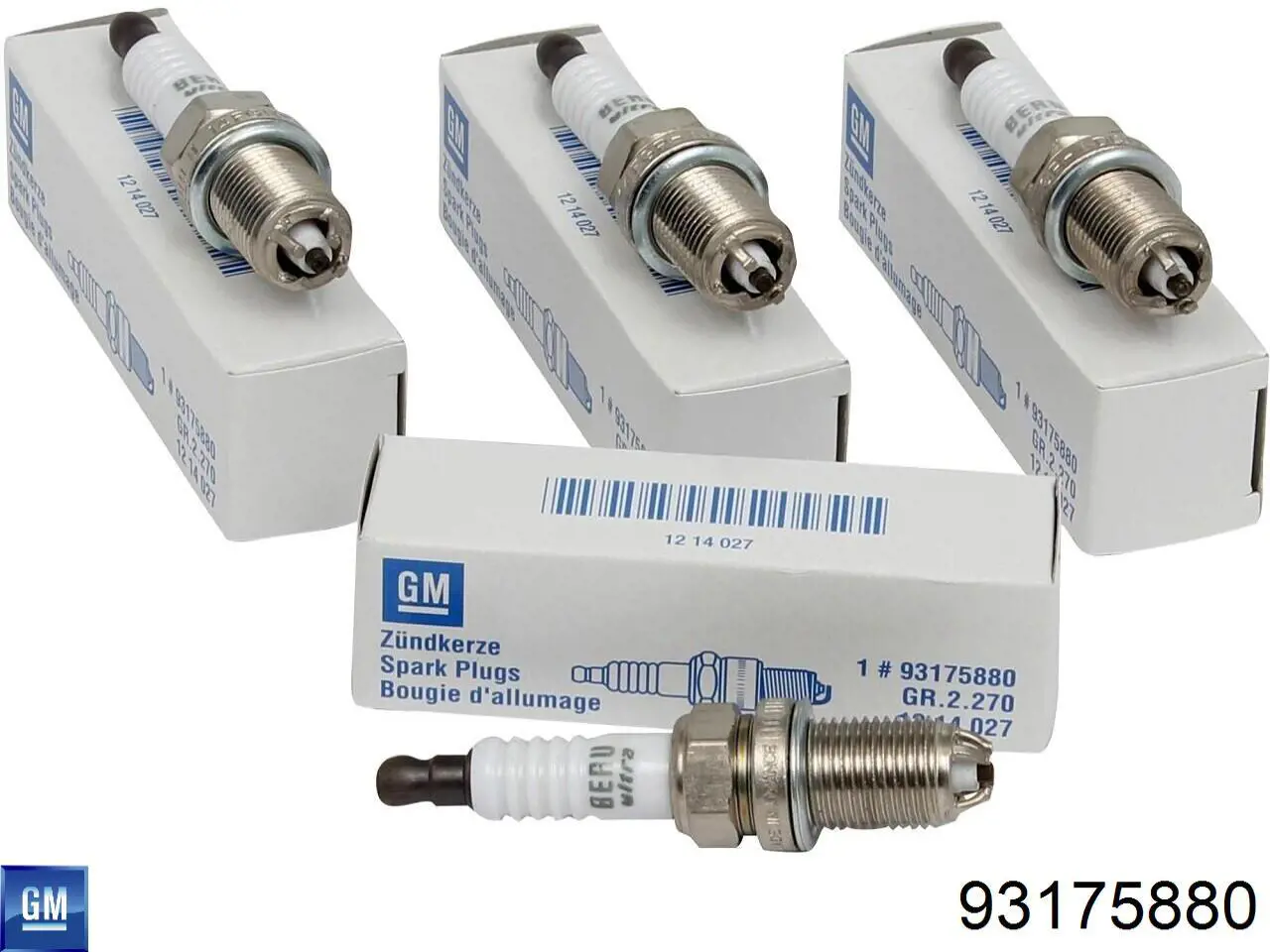Świeca zapłonowa 93175880 General Motors