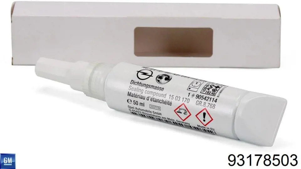 Do koszyka 93178503 General Motors Uszczelniacz wału korbowego silnika tylny