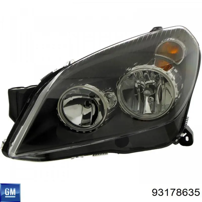93178635 General Motors Reflektor lewy