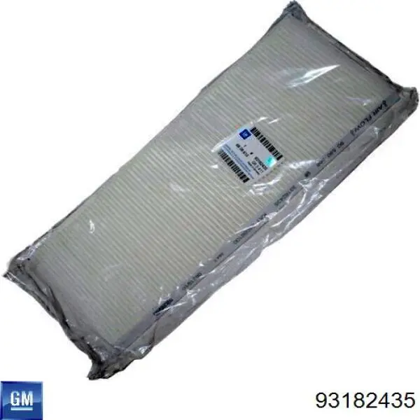 Filtr kabiny General Motors 93182435 cena, od 6,89 USD