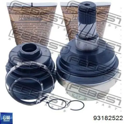 93182522 General Motors Przegub homokinetyczny wewnętrzny przedni lewy