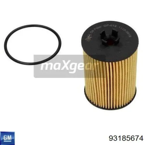 Filtr oleju General Motors 93185674