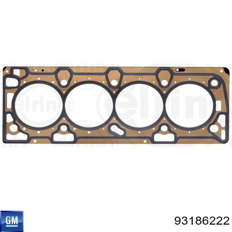 Uszczelka głowicy cylindrów General Motors 93186222 cena, od 22,60 USD