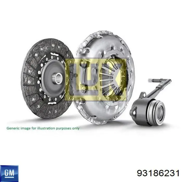 93186231 General Motors Tarcza sprzęgła
