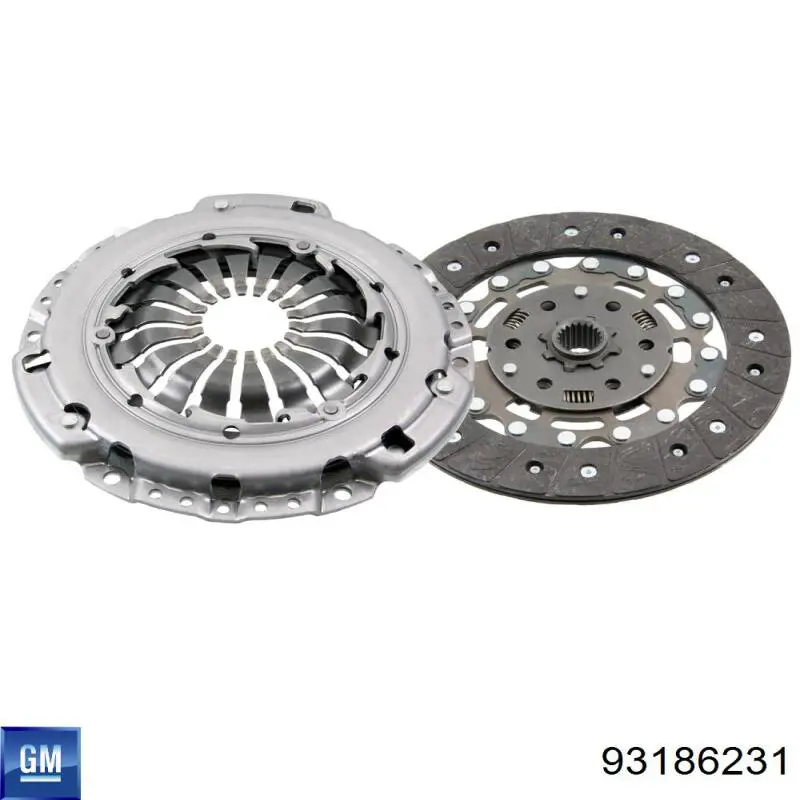 Tarcza sprzęgła General Motors 93186231 cena, od 136,58 USD