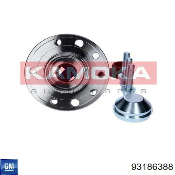 Piasta przednia 93186388 General Motors