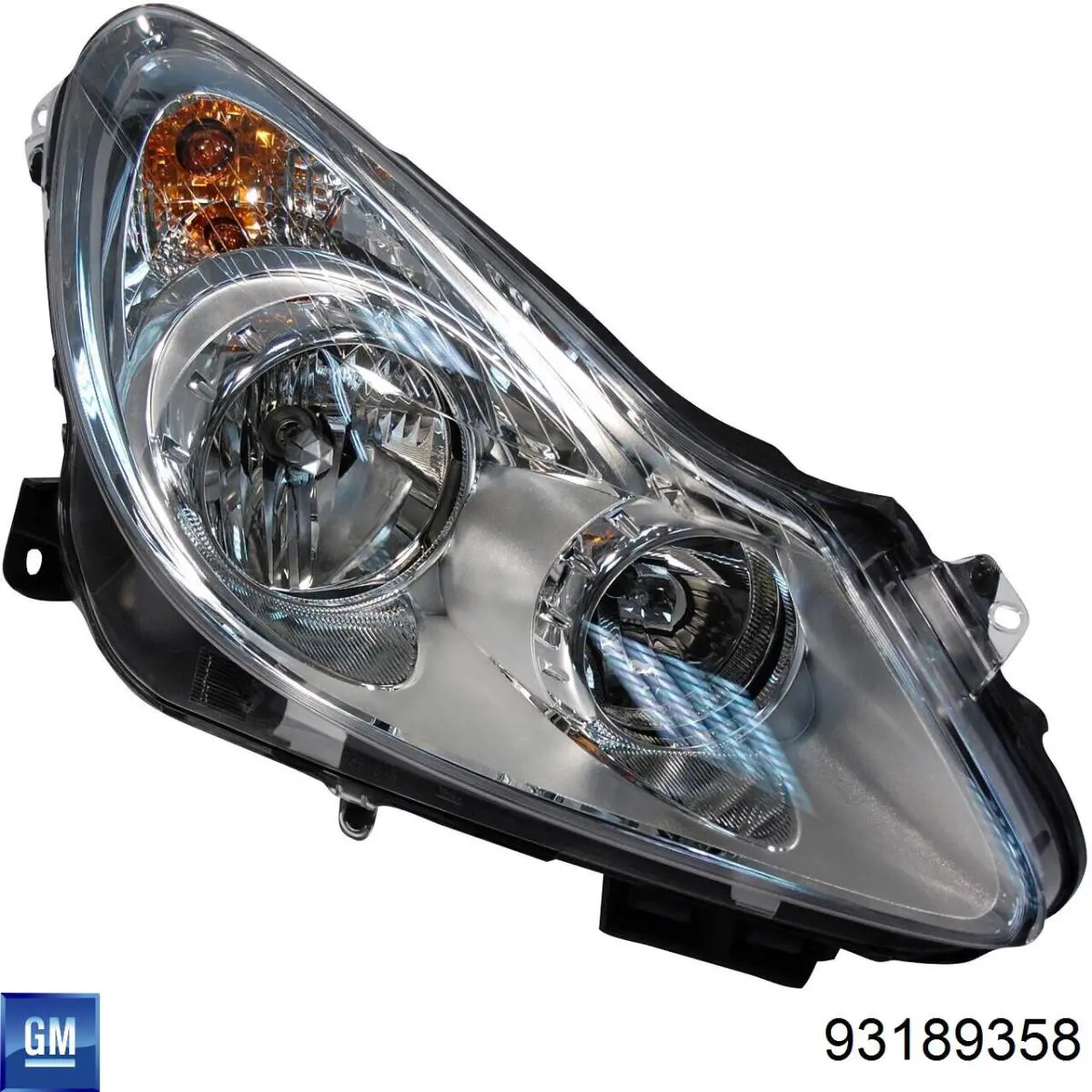 93189358 General Motors Reflektor prawy