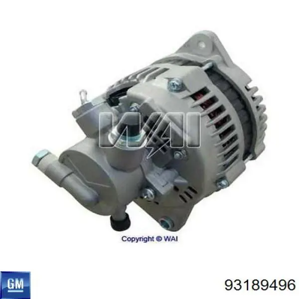 Alternator 93189496 General Motors