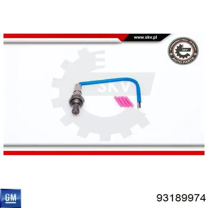 Sonda lambda czujnik tlenu przed katalizatorem General Motors 93189974 cena, od 33,33 USD