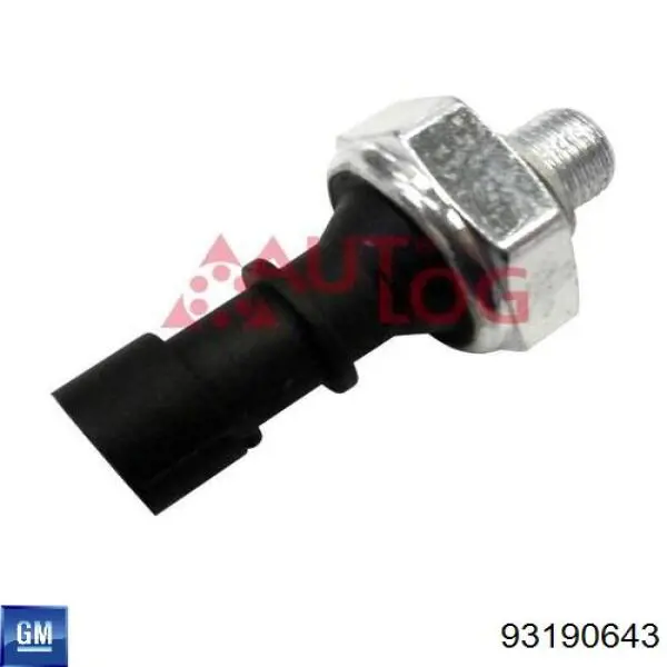 Do koszyka 93190643 General Motors Czujnik ciśnienia oleju