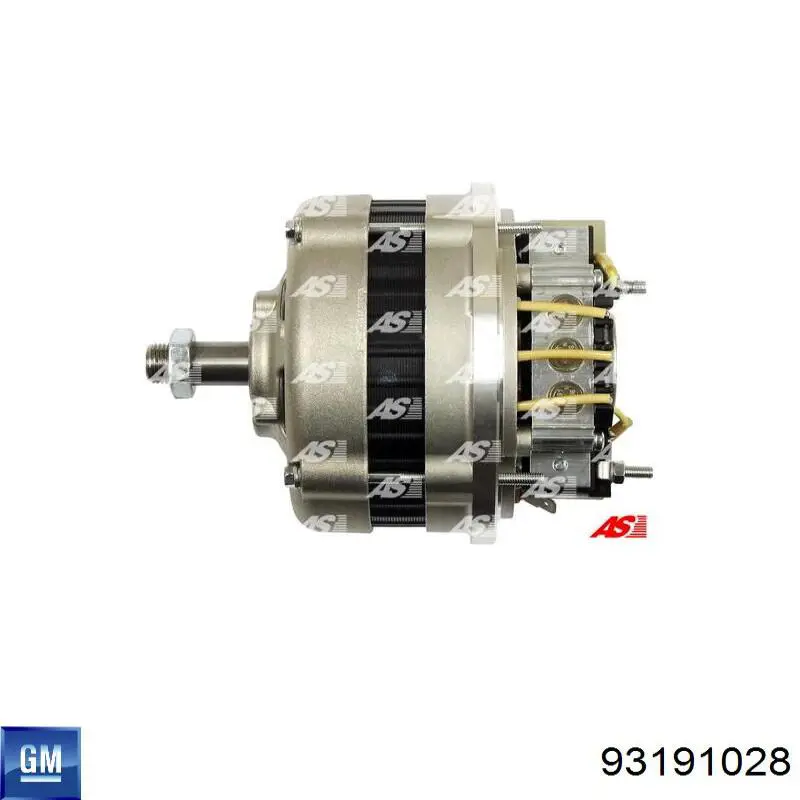Amortyzator tylny 93191028 General Motors