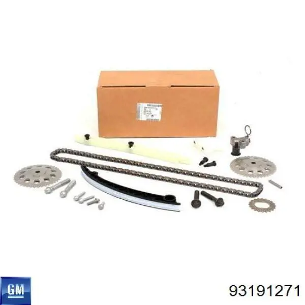Do koszyka 93191271 General Motors Łańcuch rozrządu, zestaw