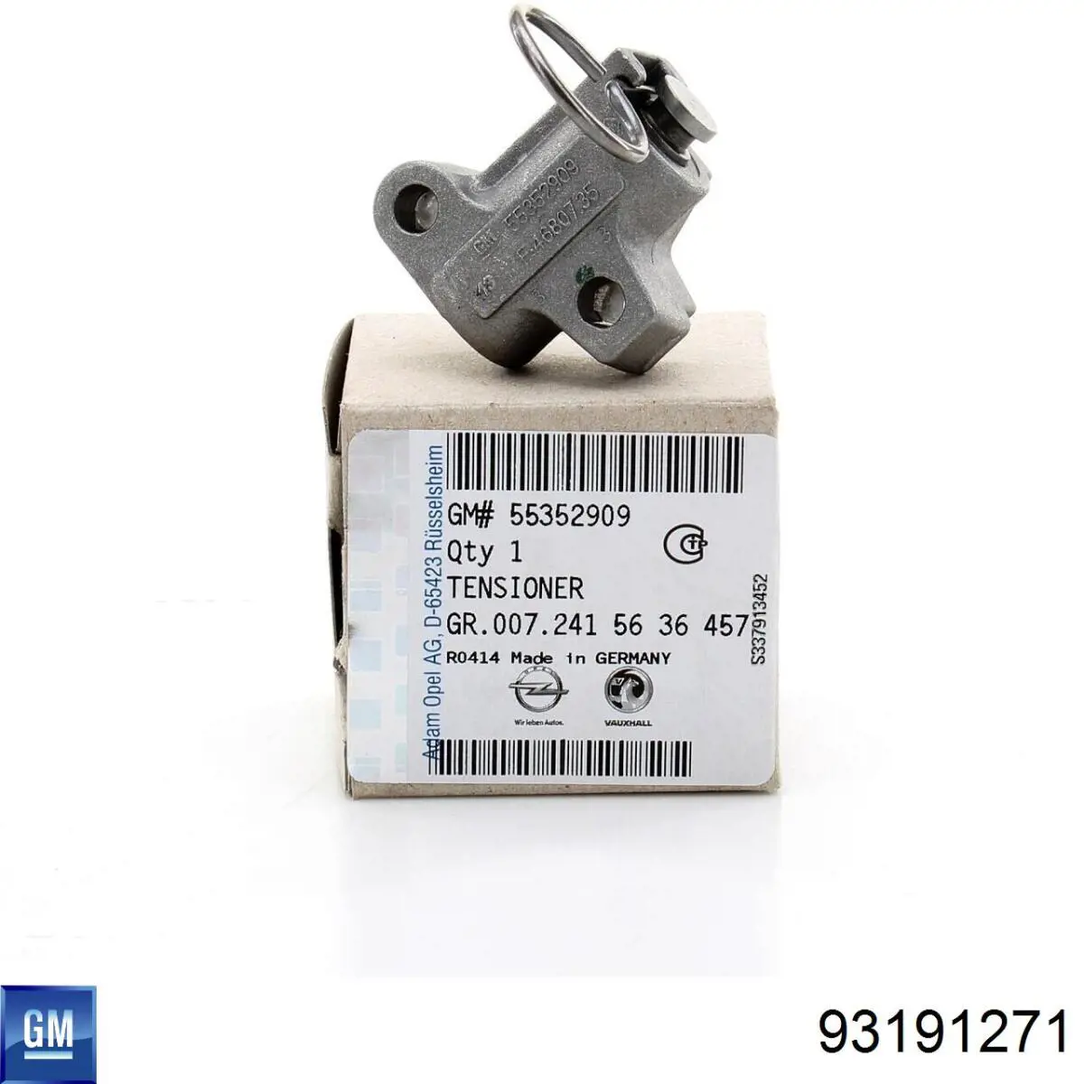 Łańcuch rozrządu, zestaw 93191271 General Motors