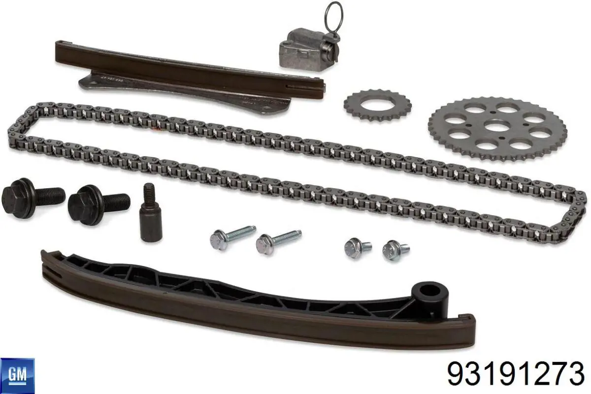 Do koszyka 93191273 General Motors Łańcuch rozrządu, zestaw