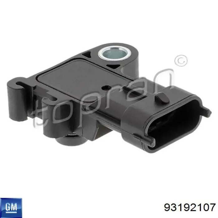Do koszyka 93192107 General Motors Czujnik ciśnienia w kolektorze ssącym, MAP