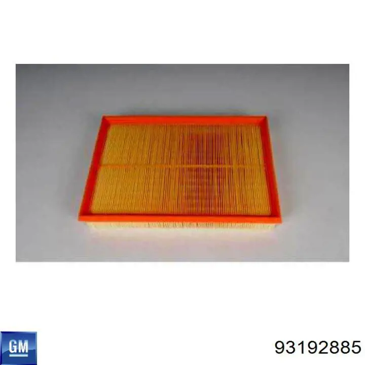 Filtr powietrza General Motors 93192885 cena, od 8,04 USD
