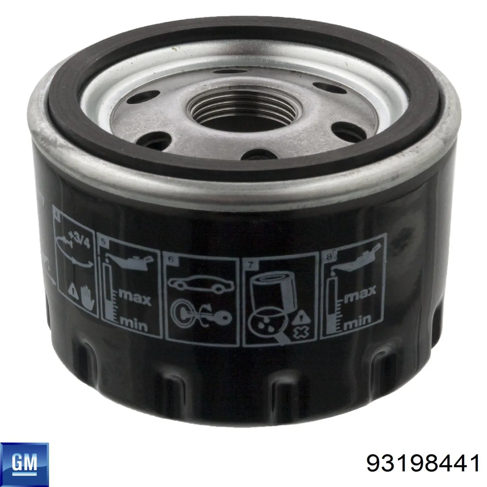 Do koszyka 93198441 General Motors Filtr oleju