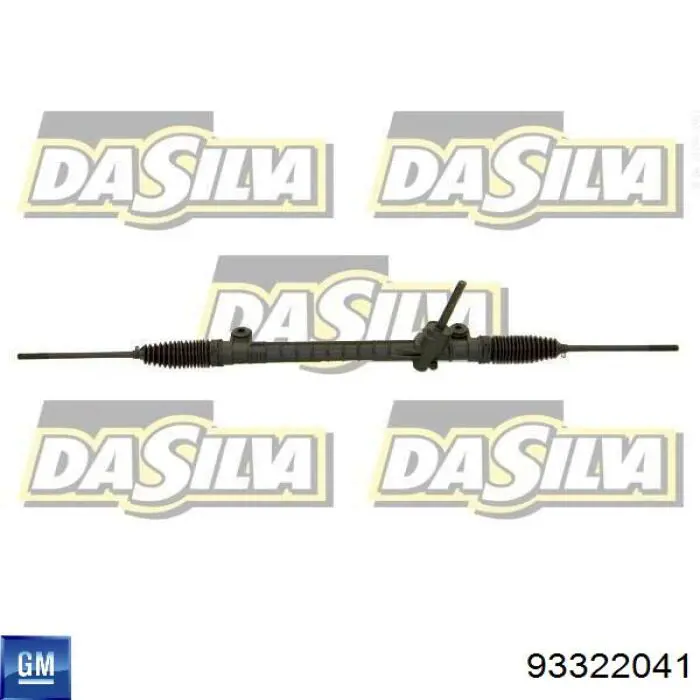 Do koszyka 93322041 General Motors Listwa kierownicza (maglownica)