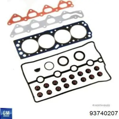93740207 General Motors Zestaw uszczelek silnika pełny