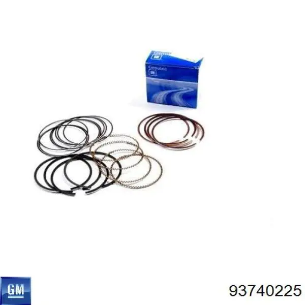 Do koszyka HCIC003S Parts-Mall Zestaw pierścieni tłokowych do silnika, STD
