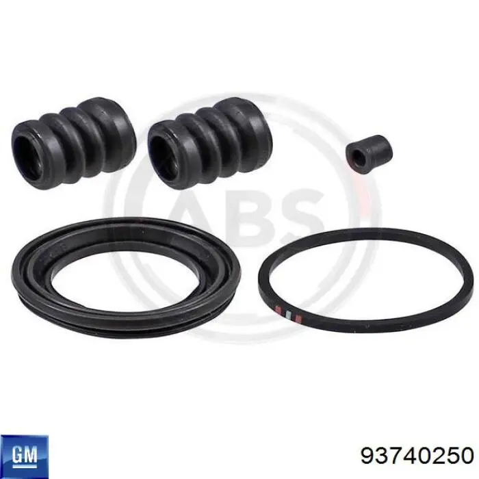 Do koszyka 93740250 General Motors Zestaw naprawczy zacisku hamulcowego przedniego