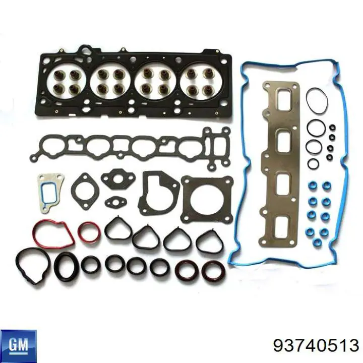 Do koszyka 93740513 General Motors Zestaw uszczelek silnika pełny