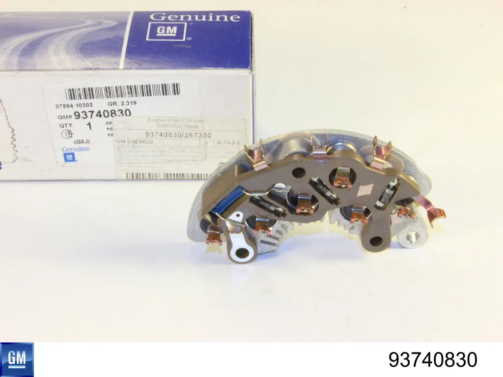 93740830 General Motors Mostek prostowniczy alternatora = Moster diodowy alternatora