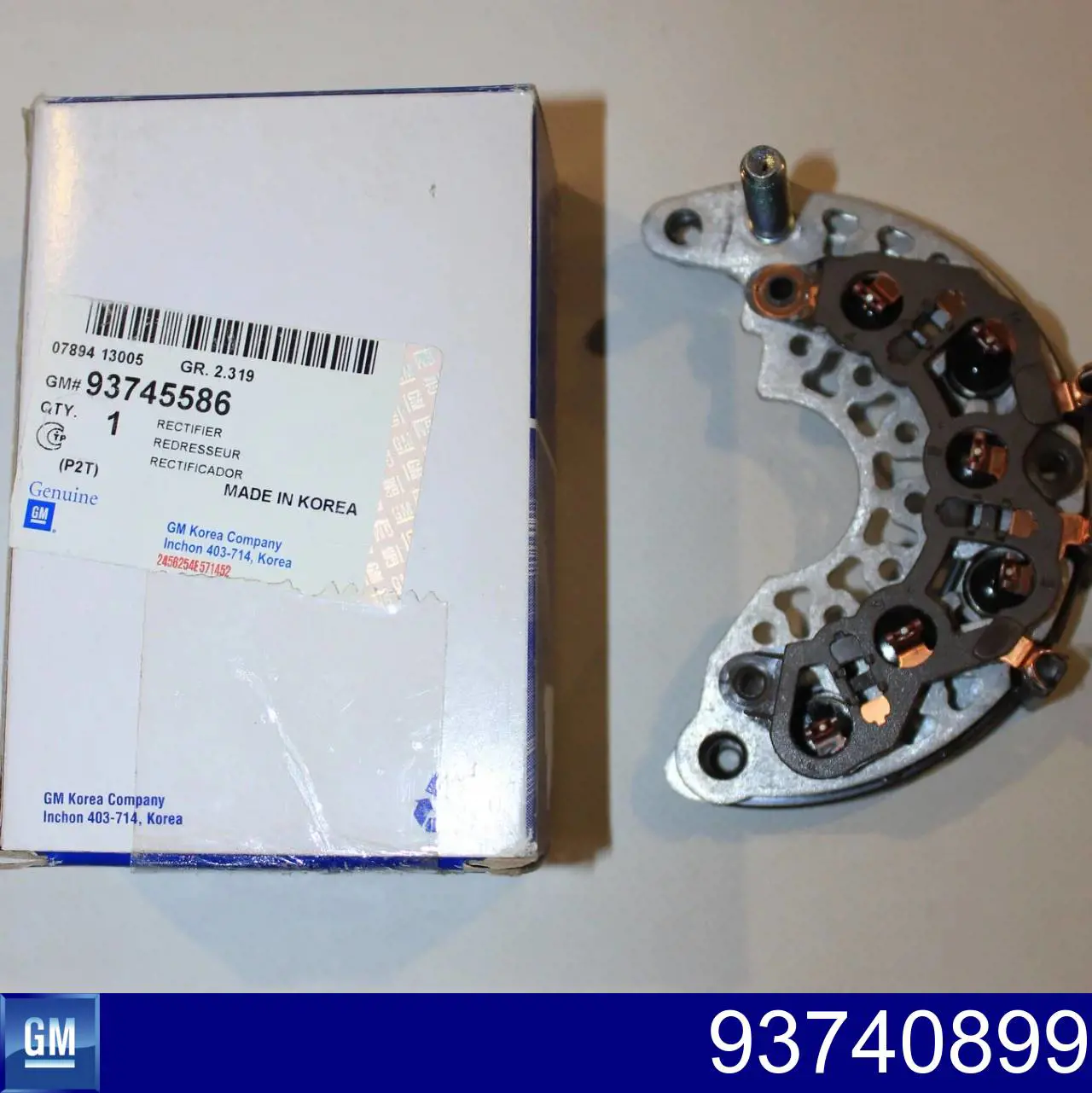 Mostek prostowniczy alternatora = Moster diodowy alternatora General Motors 93740899 cena, od 6,58 USD