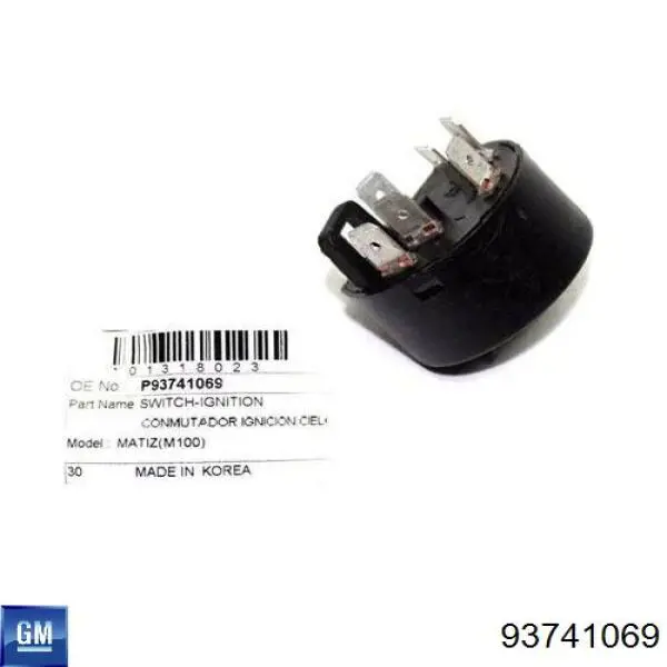 93741069 General Motors Kostka stacyjki zapłonowej