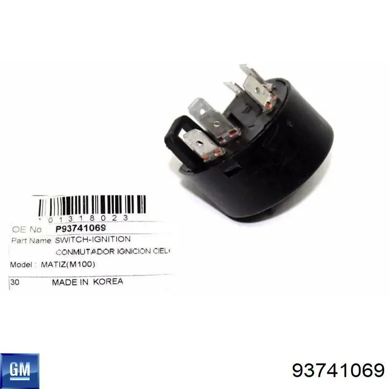 Kostka stacyjki zapłonowej General Motors 93741069 cena, od 8,92 USD
