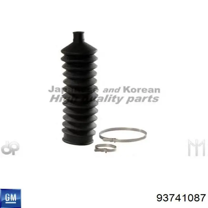 Osłona mechanizmu kierowniczego (maglownicy) General Motors 93741087