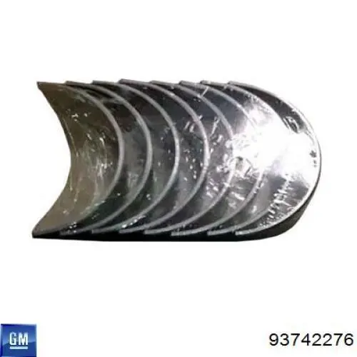 Panewki korbowodowe wału korbowego, zestaw, standardowe (STD) O60000000D Korea (oem)