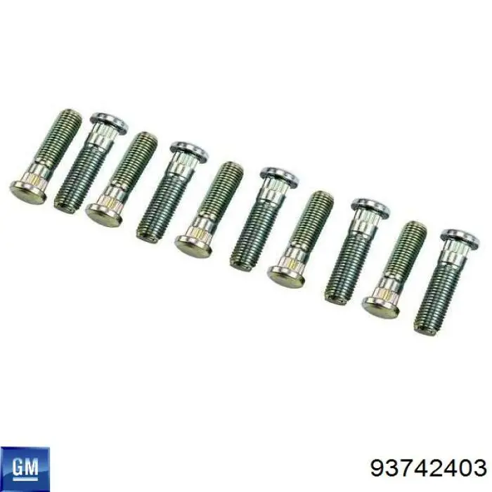 Zestaw naprawczy zacisku hamulcowego przedniego General Motors 93742403 cena, od 6,21 USD