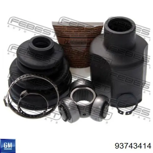 Do koszyka 93743414 General Motors Przegub homokinetyczny wewnętrzny przedni prawy