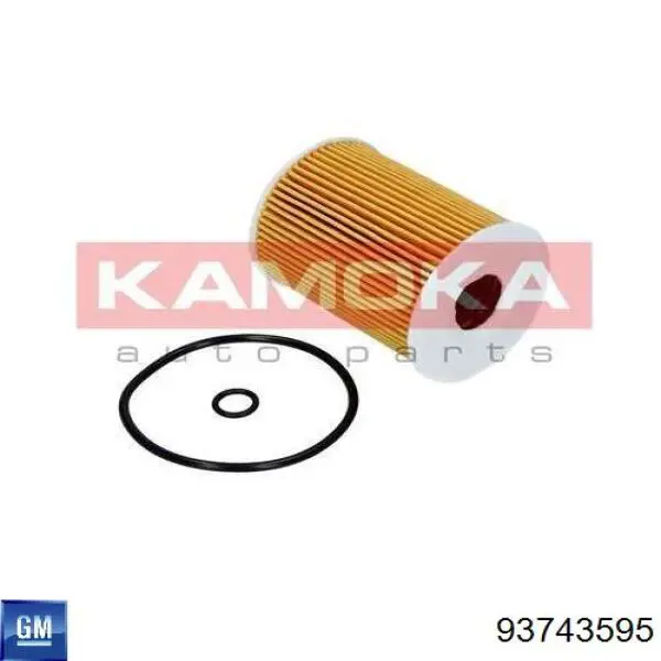 Filtr oleju 93743595 General Motors