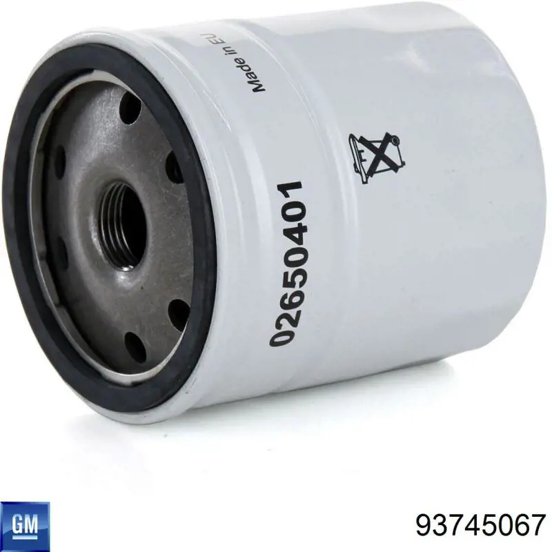Filtr oleju General Motors 93745067 cena, od 5,25 USD