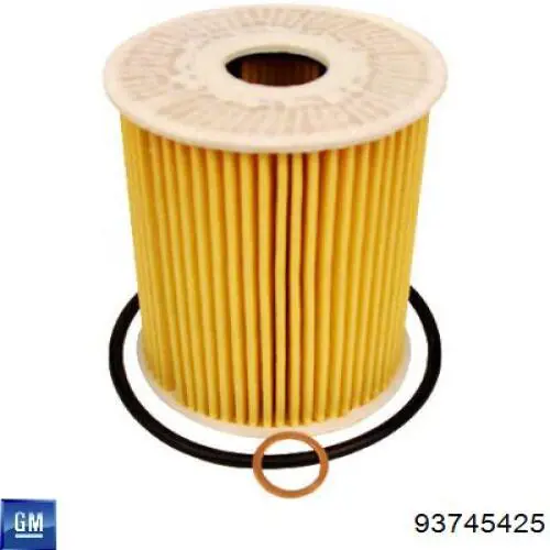 Do koszyka 93745425 General Motors Filtr oleju