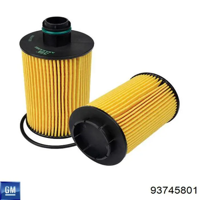 Filtr oleju General Motors 93745801 cena, od 9,23 USD