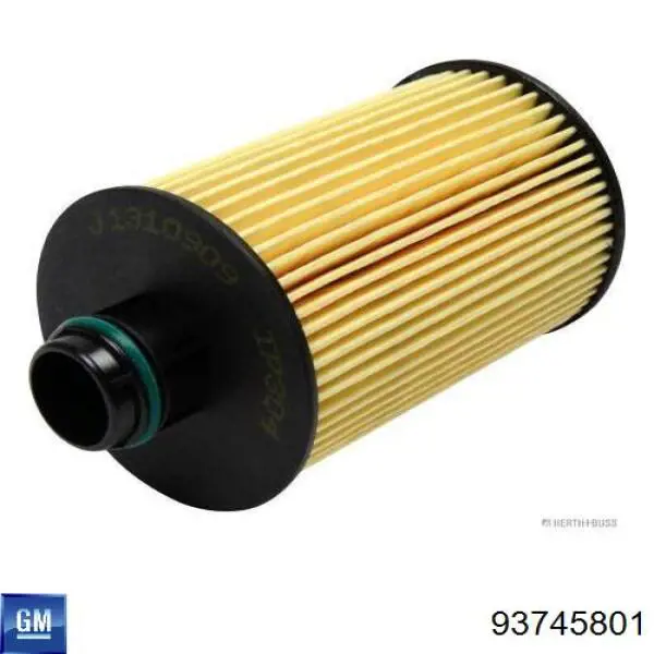 Do koszyka 93745801 General Motors Filtr oleju