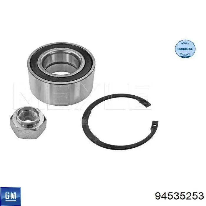 Łożysko piasty przedniej 94535253 General Motors