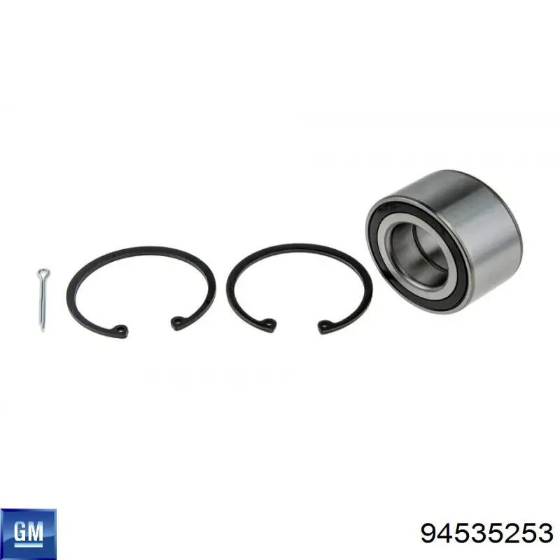 Łożysko piasty przedniej General Motors 94535253 cena, od 24,73 USD