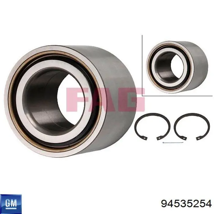 94535254 General Motors Łożysko piasty przedniej