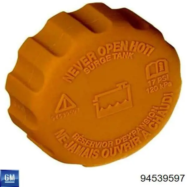 94539597 General Motors Pokrywa (korek) zbiornika wyrównawczego