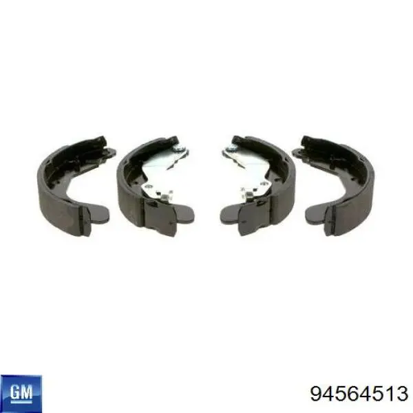 Klocki hamulcowe tylne bębnowe General Motors 94564513 cena, od 22,94 USD