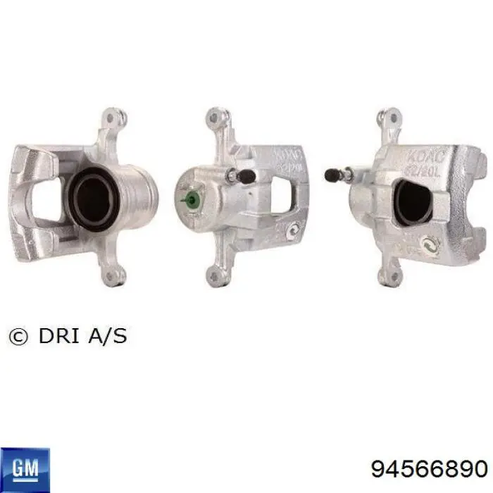 94566890 General Motors Zacisk hamulcowy przedni lewy